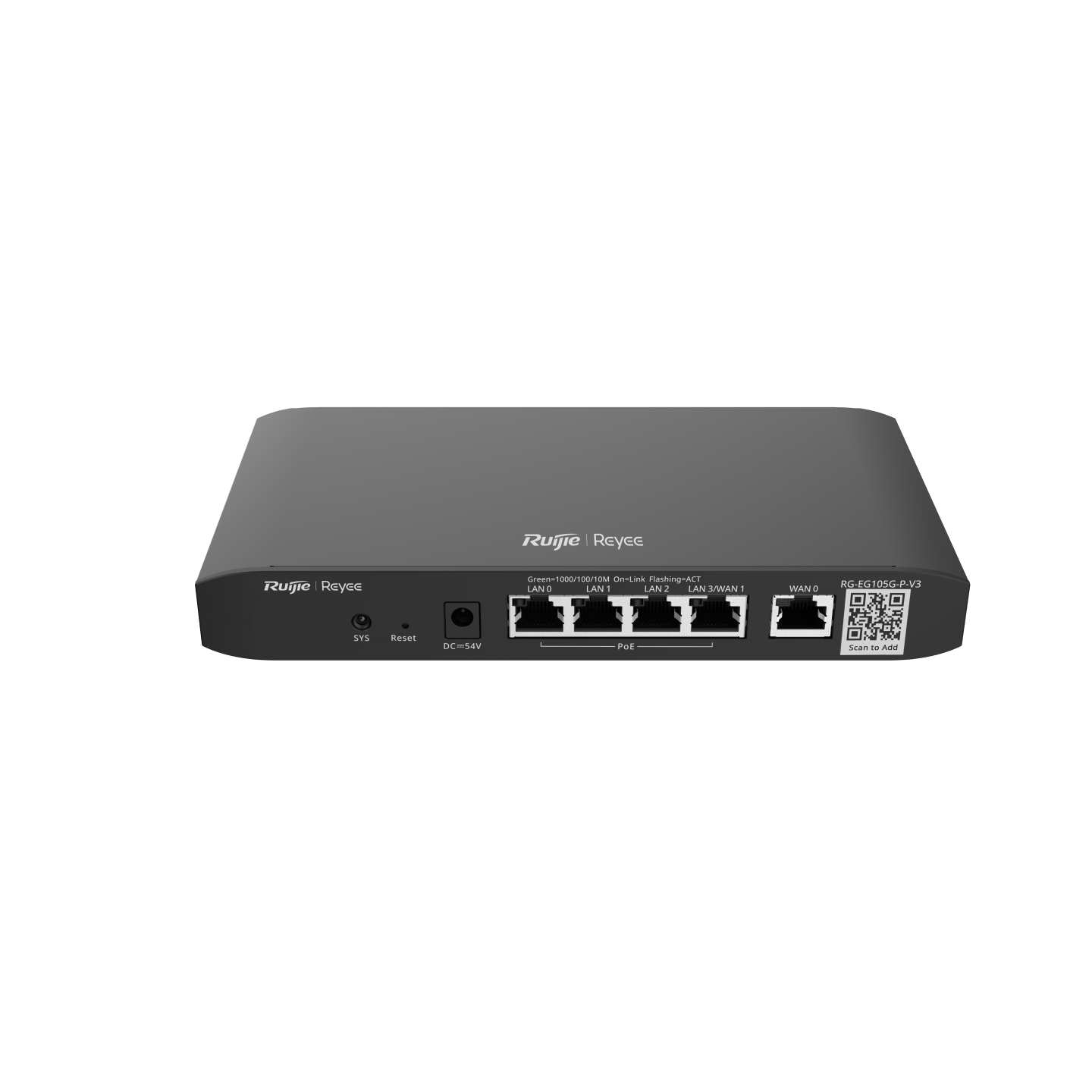 Ruijie Reyee RG-EG105G-P-V3 Cloud Managed PoE Router