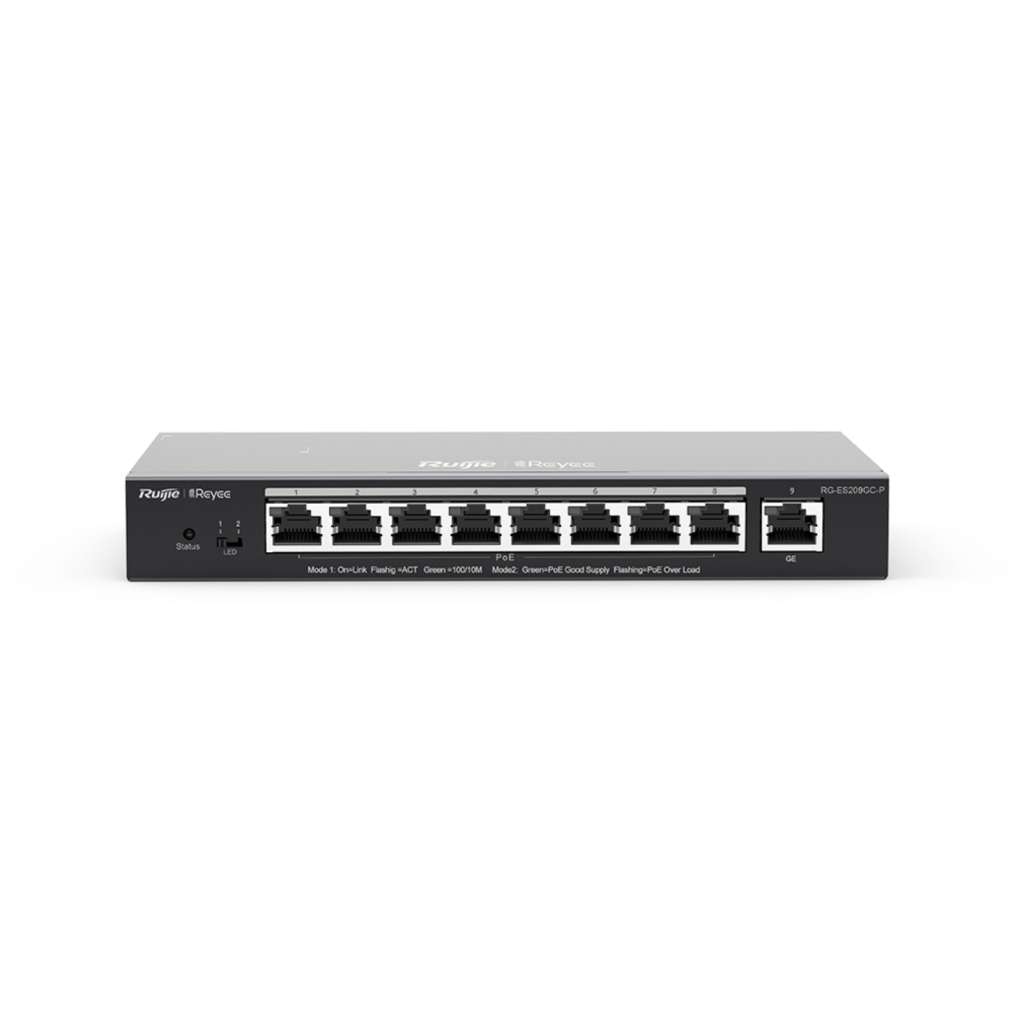 Ruijie Reyee RG-ES209GC-P 8-Port PoE+ Managed Switch